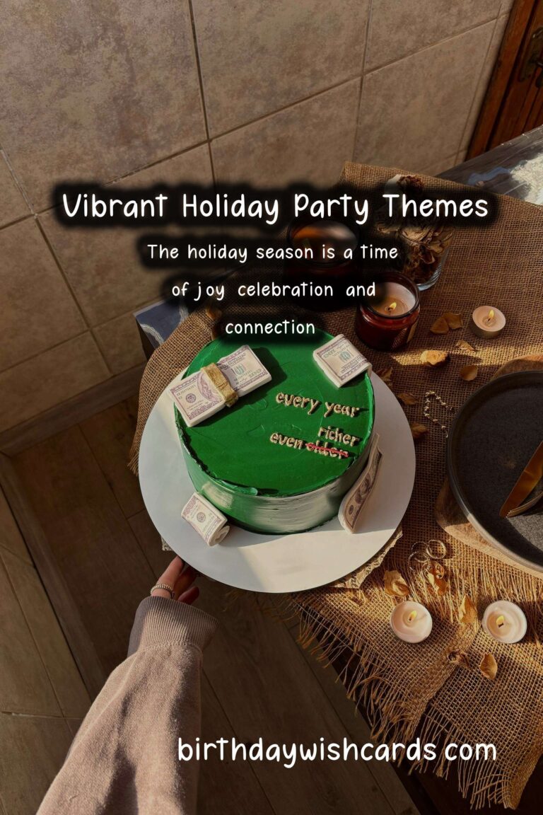 Vibrant Holiday Party Themes That Inspire Connection