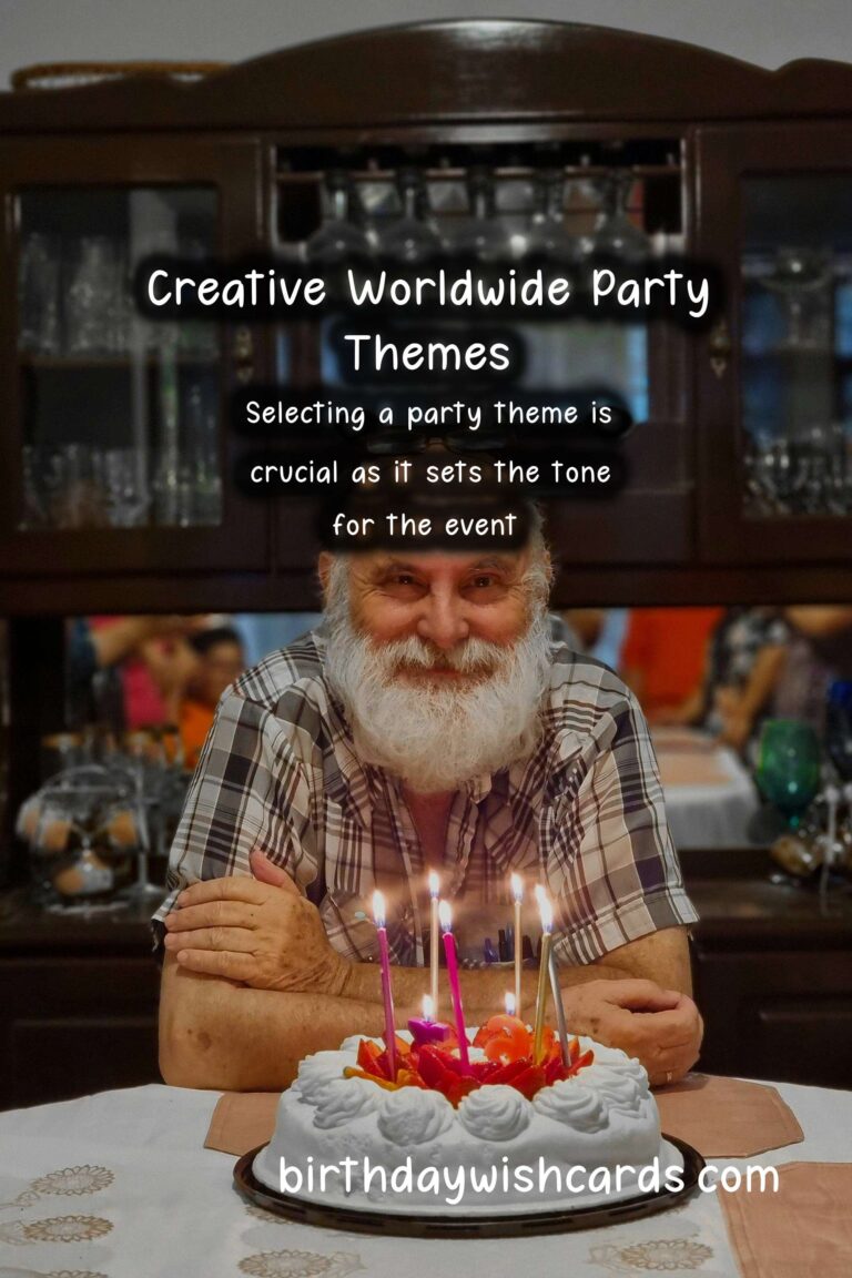 Vibrant Ways to Organize Worldwide Party Themes