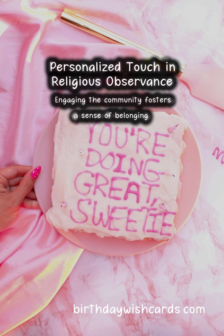 Vibrant Ways to Personalize Religious Observance Planning