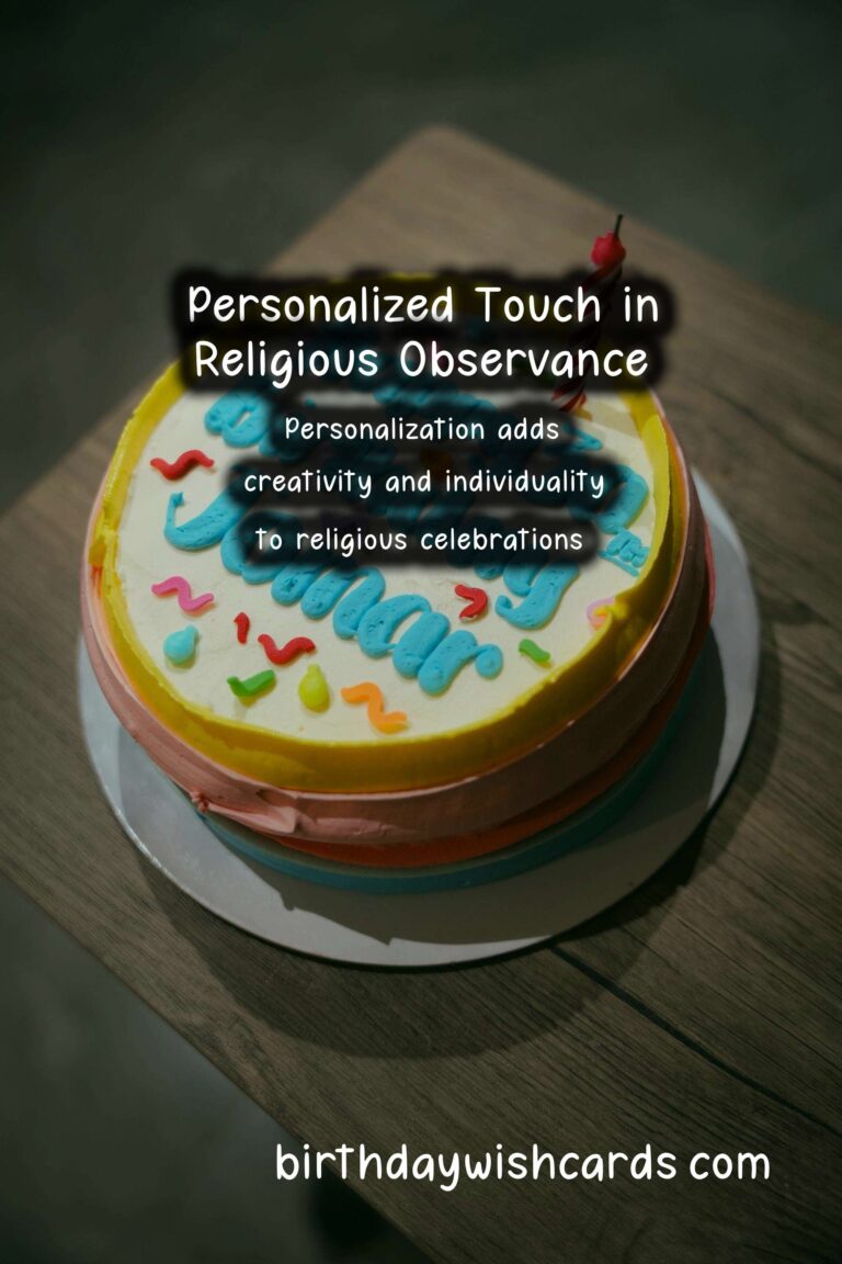 Vibrant Ways to Personalize Religious Observance Planning