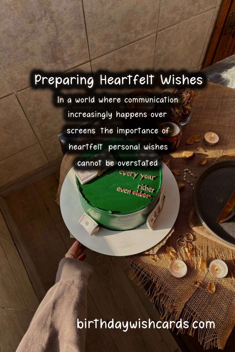 Vibrant Ways to Prepare Heartfelt Wishes