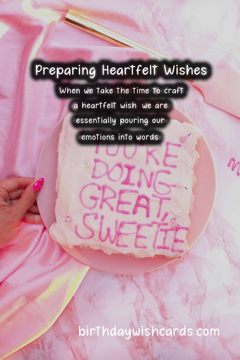 Vibrant Ways to Prepare Heartfelt Wishes