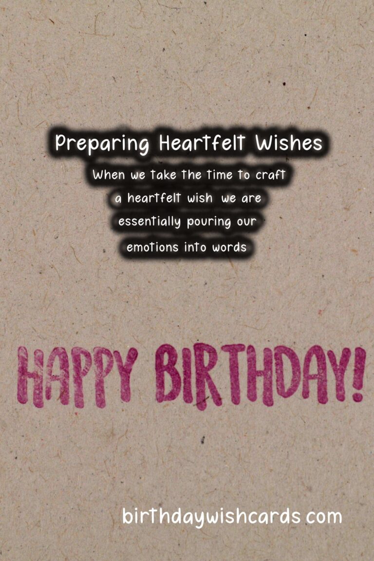 Vibrant Ways to Prepare Heartfelt Wishes