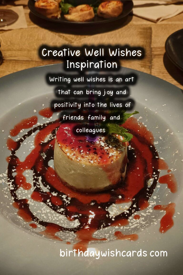 Vibrant Ways to Write Well Wishes