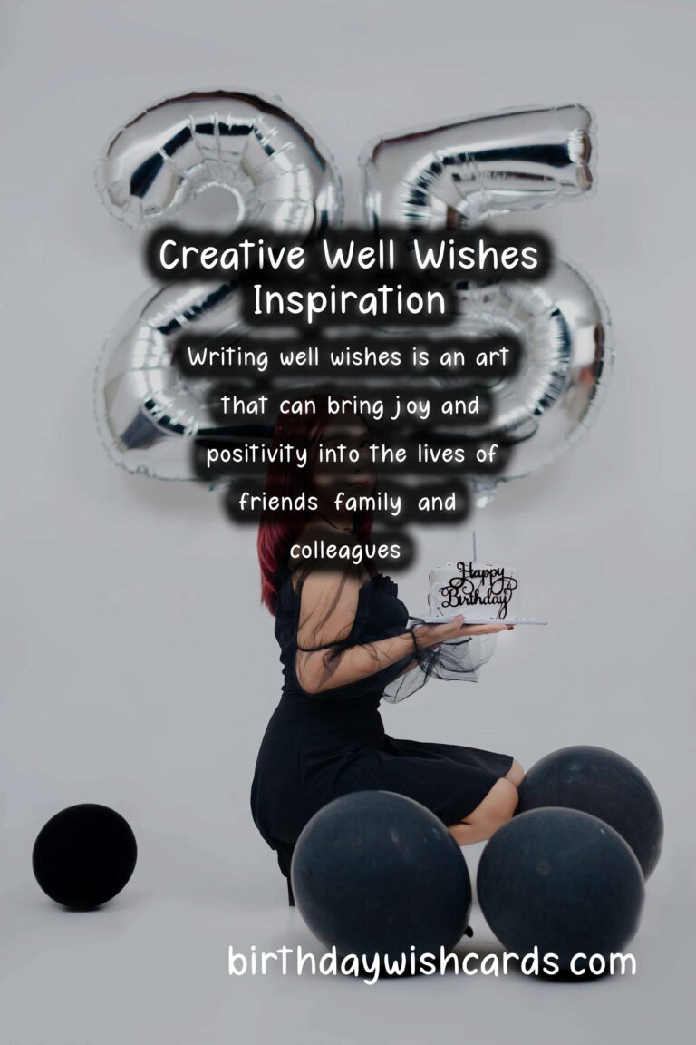 Vibrant Ways to Write Well Wishes