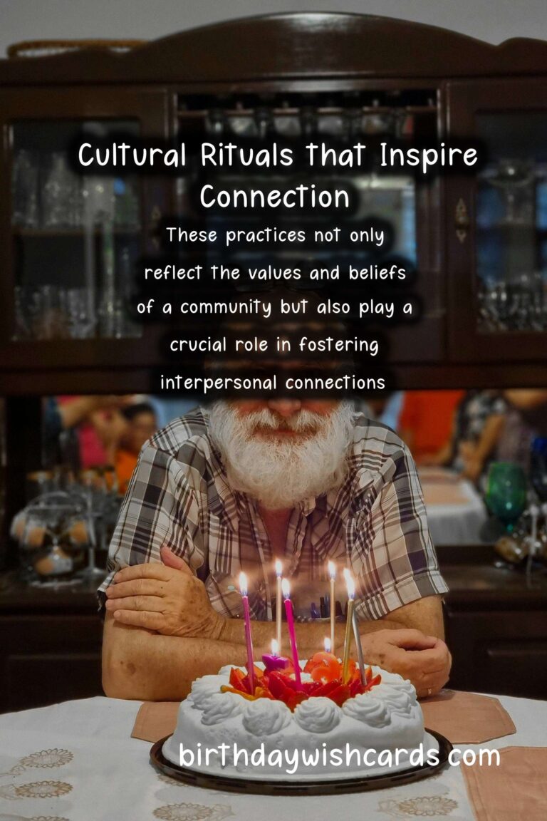 Why Cultural Rituals Inspire Connection