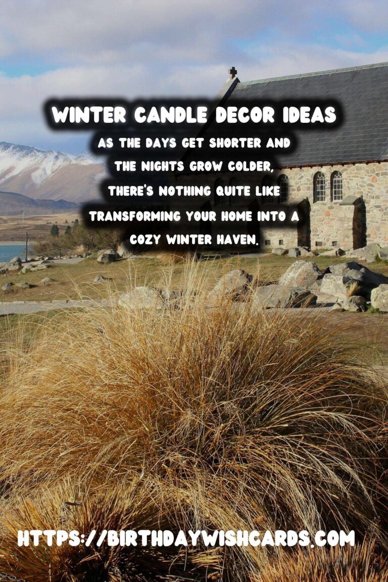 Winter Candle Decor: Crafting Warm & Inviting DIYs for Your Home
