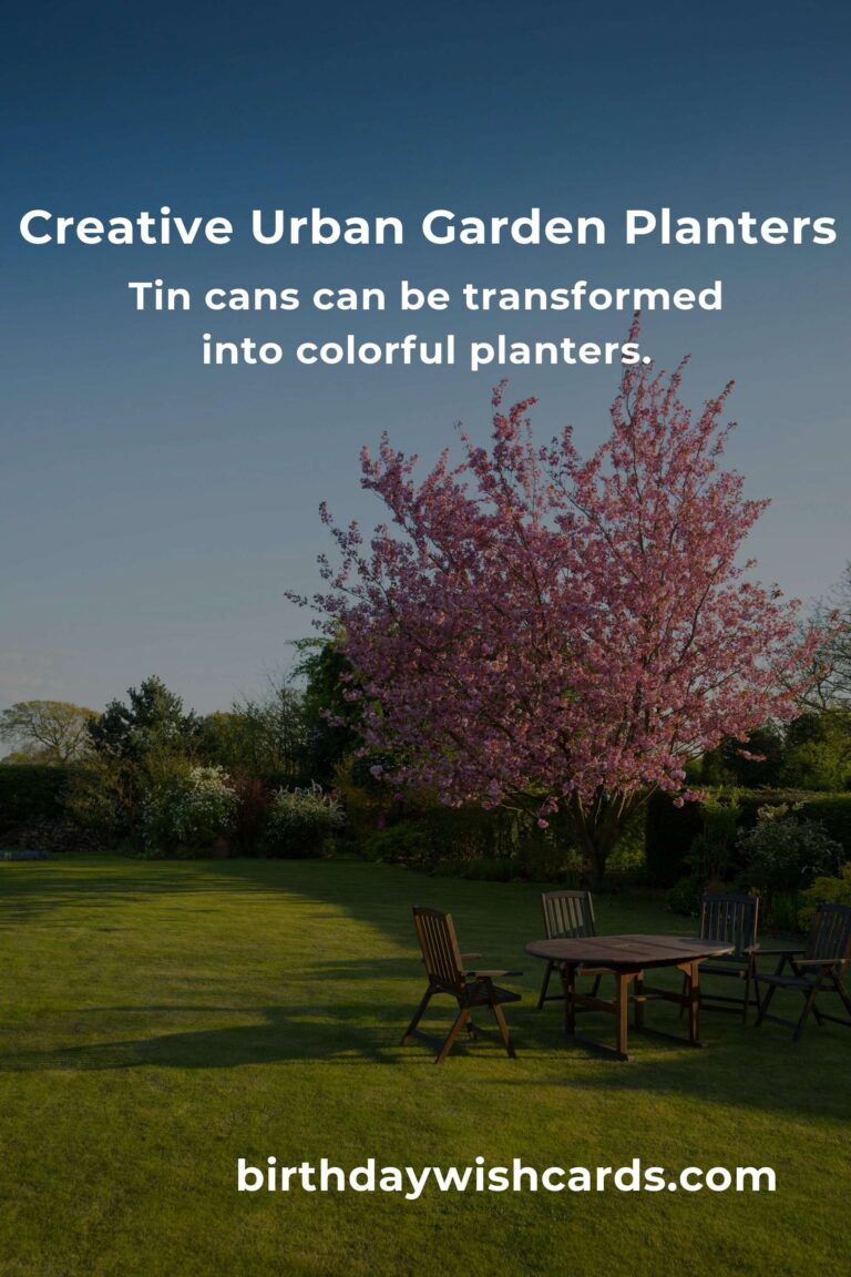 10 Creative DIY Planter Ideas for Urban Gardens