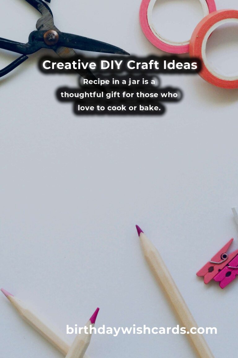 10 DIY Craft Ideas for Thoughtful Gifts That Will Impress