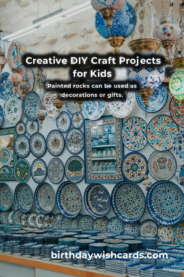 10 DIY Craft Projects to Spark Kids' Creativity