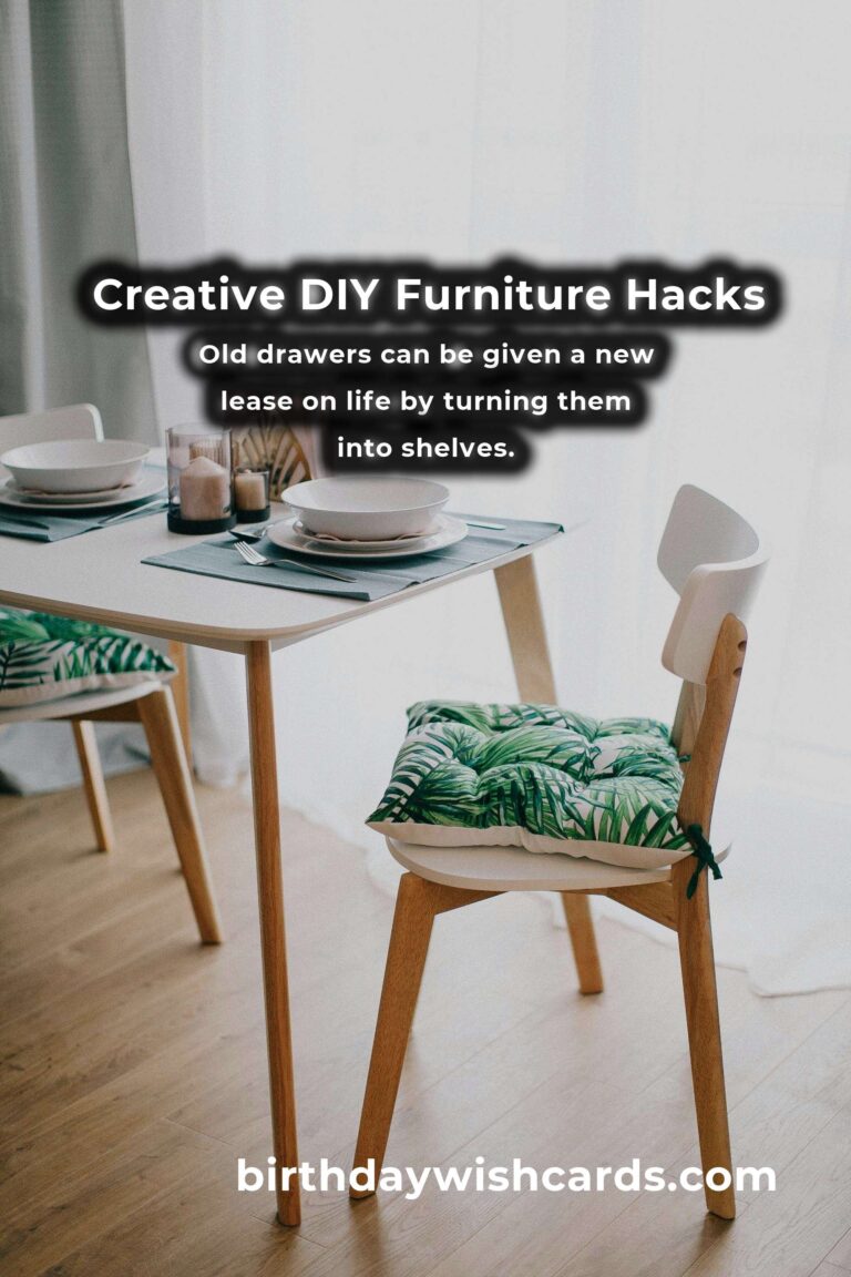 10 DIY Furniture Hacks for a Stylish Home