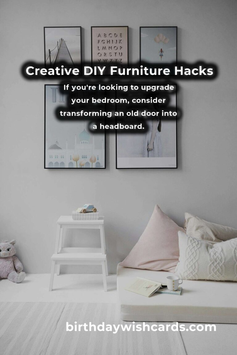 10 DIY Furniture Hacks for a Stylish Home