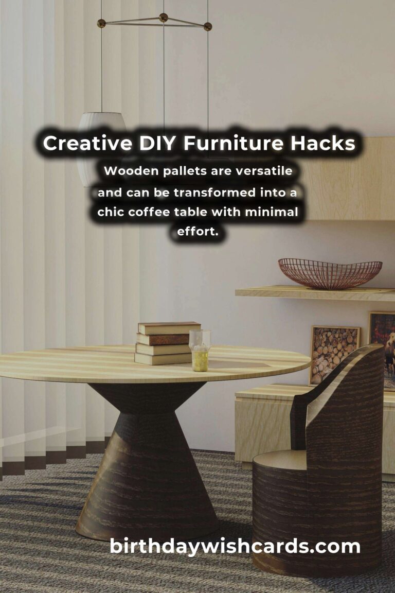 10 DIY Furniture Hacks for a Stylish Home