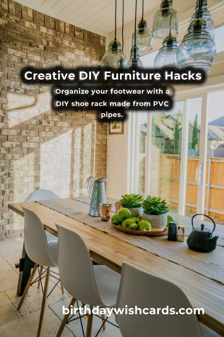 10 DIY Furniture Hacks for a Stylish Home