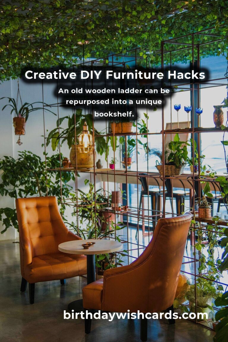 10 DIY Furniture Hacks for a Stylish Home