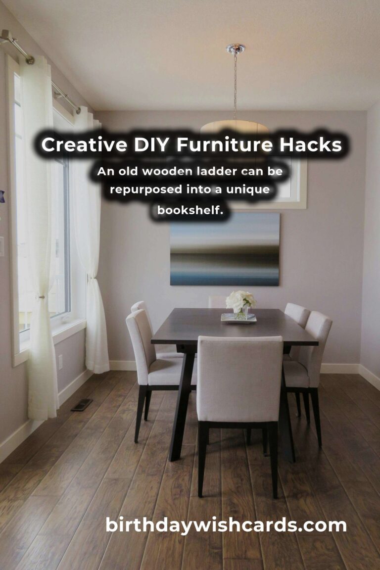 10 DIY Furniture Hacks for a Stylish Home