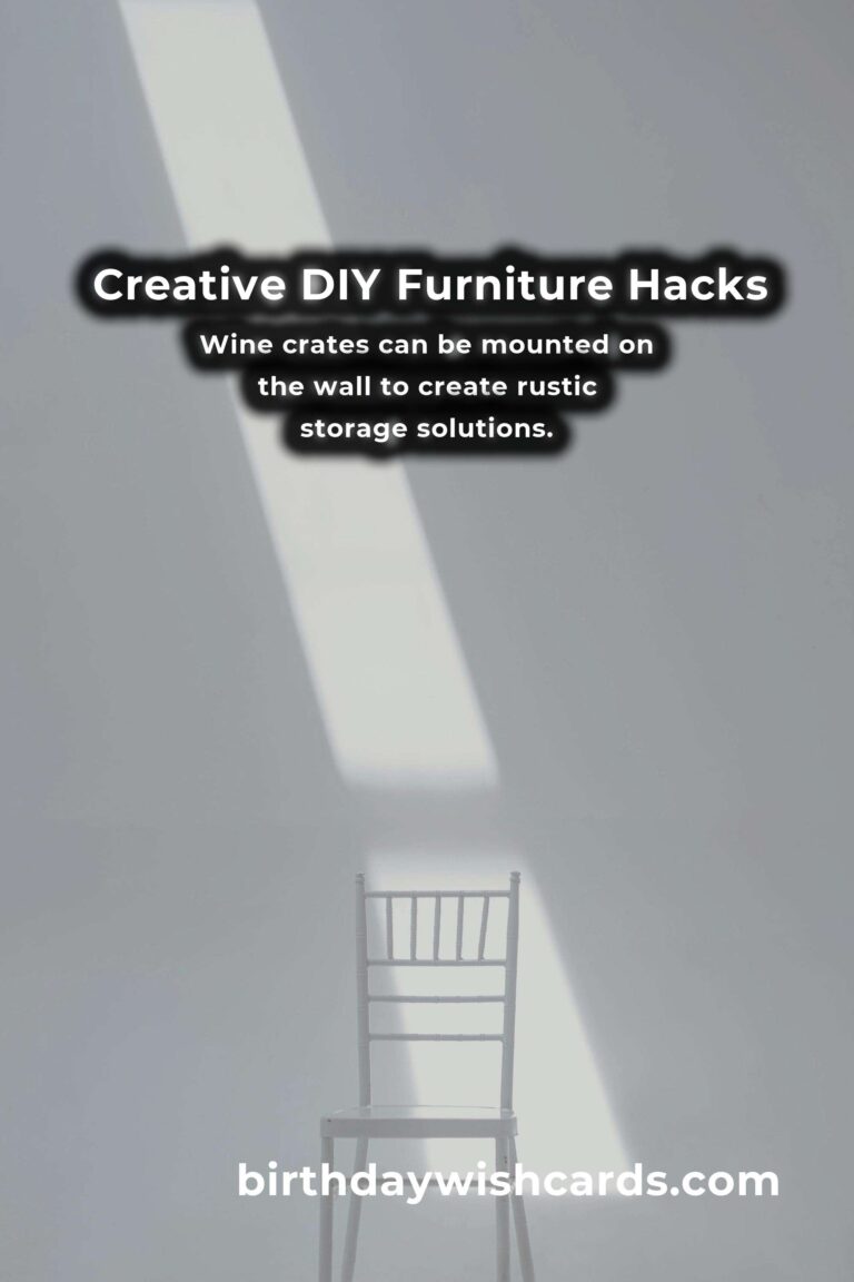 10 DIY Furniture Hacks for a Stylish Home