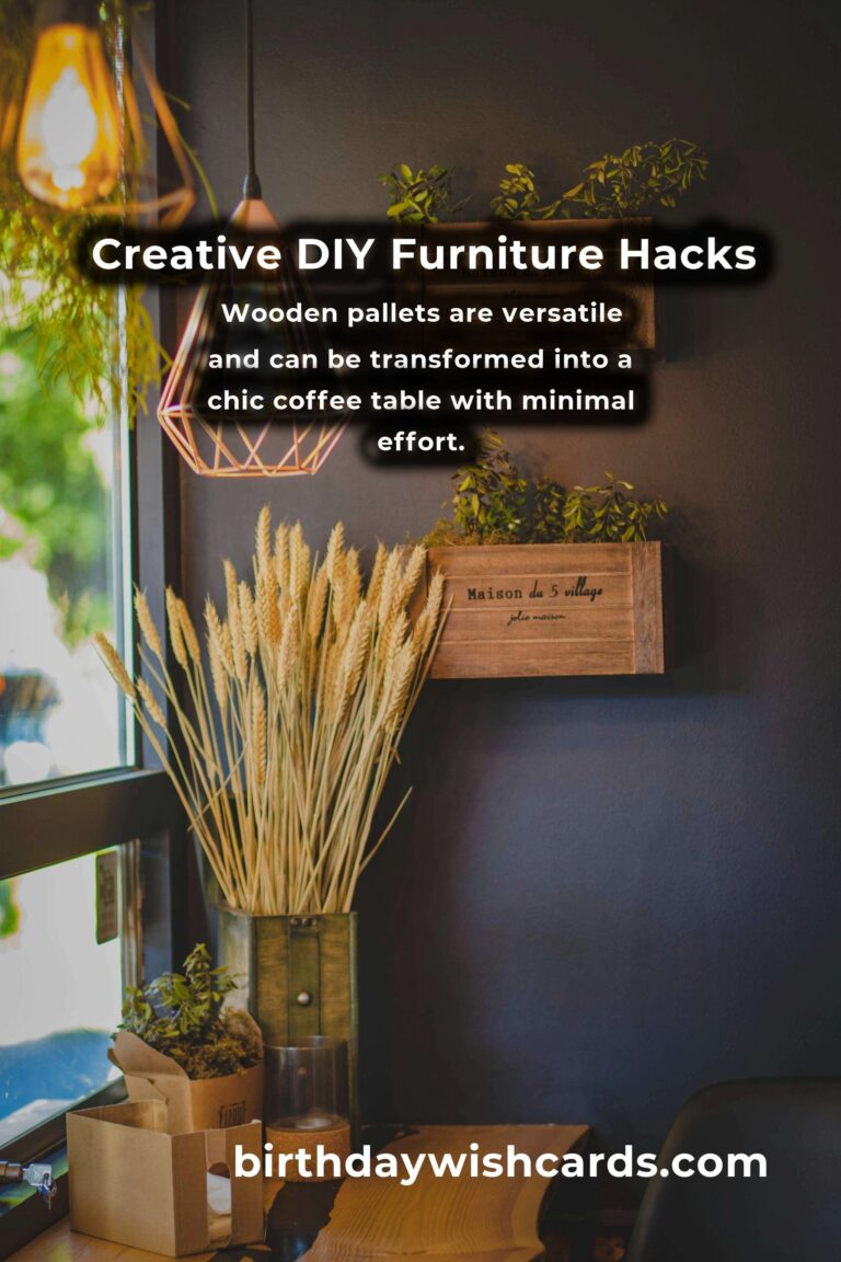 10 DIY Furniture Hacks for a Stylish Home