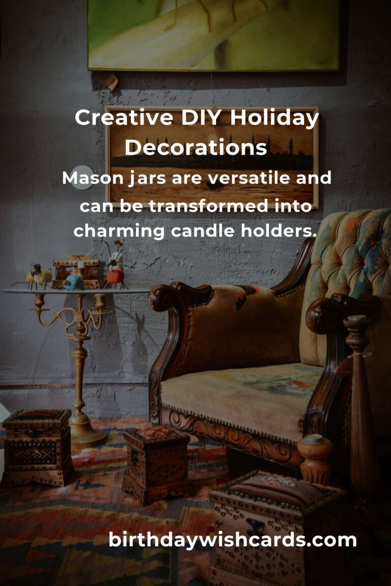 10 DIY Holiday Decorations for Festive Homes