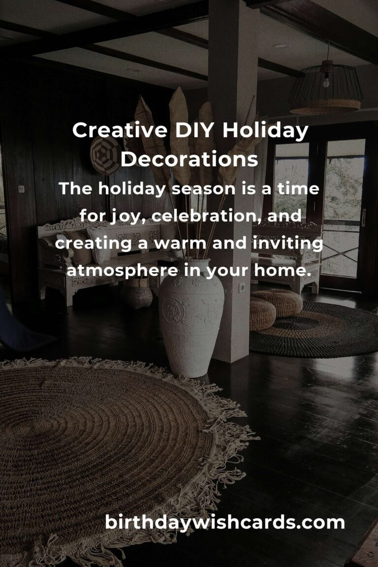 10 DIY Holiday Decorations for Festive Homes