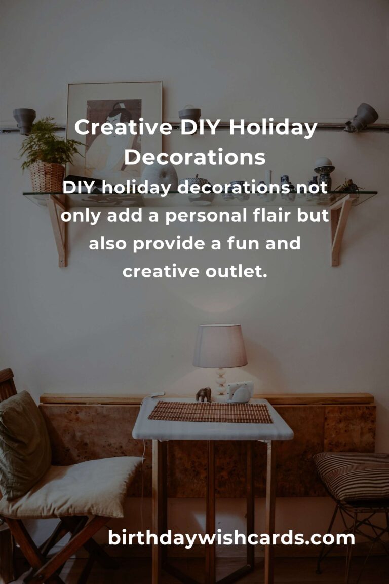 10 DIY Holiday Decorations for Festive Homes