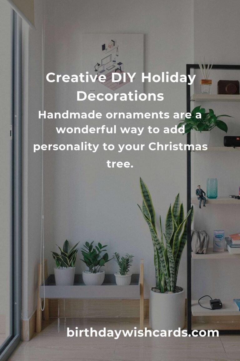 10 DIY Holiday Decorations for Festive Homes