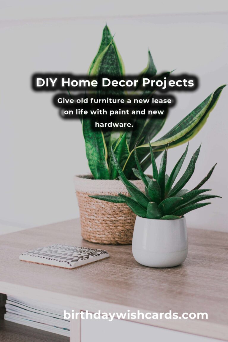 10 DIY Home Decor Projects for Cozy Spaces