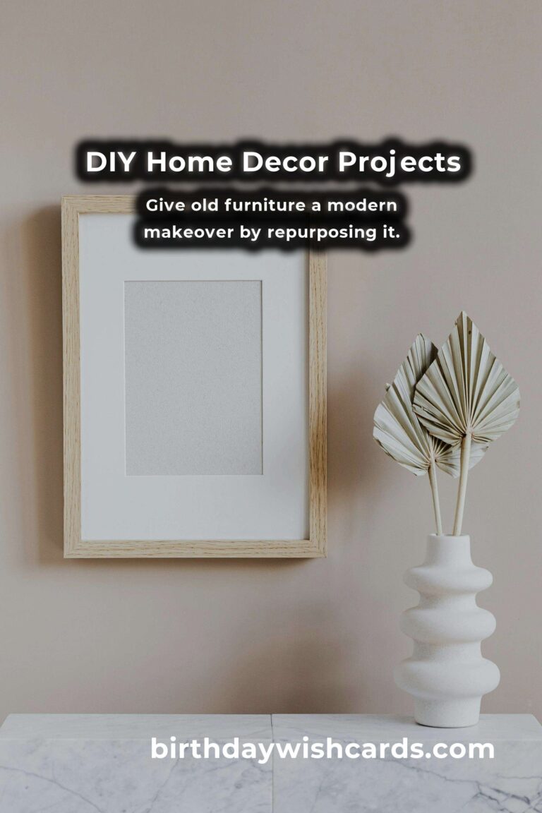 10 DIY Home Decor Projects for Modern Vibes