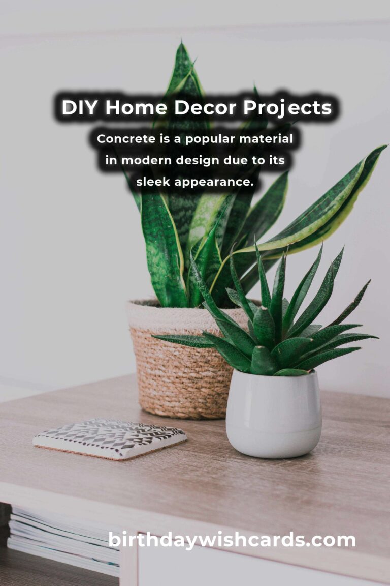 10 DIY Home Decor Projects for Modern Vibes