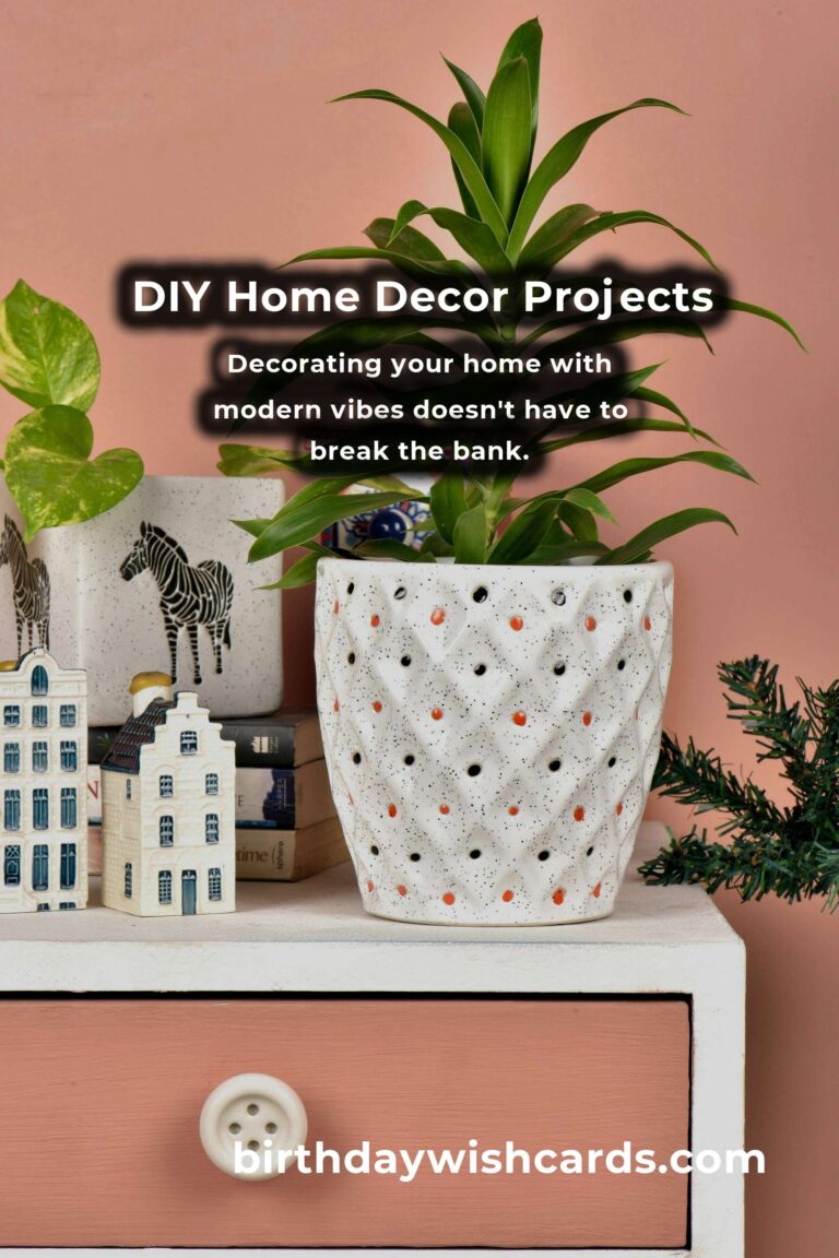 10 DIY Home Decor Projects for Modern Vibes