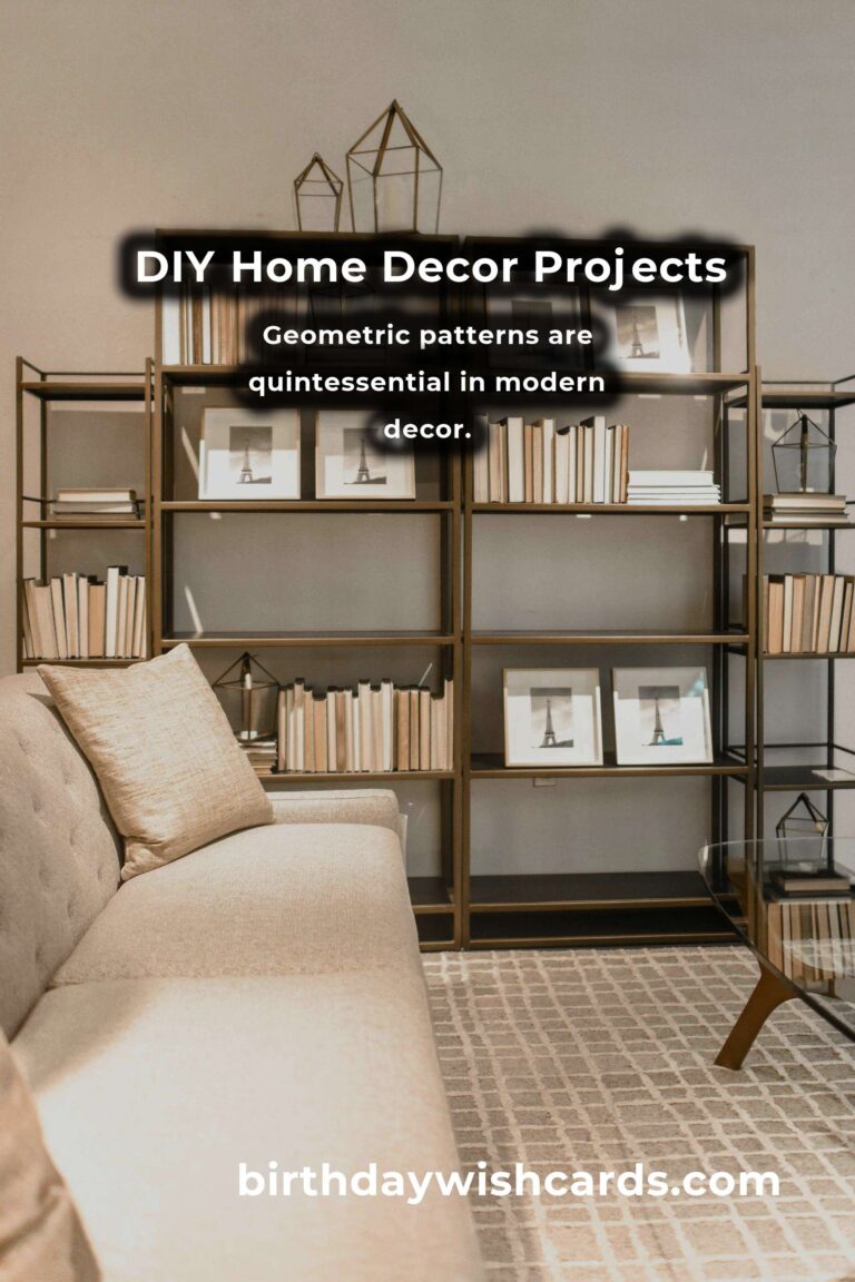 10 DIY Home Decor Projects for Modern Vibes