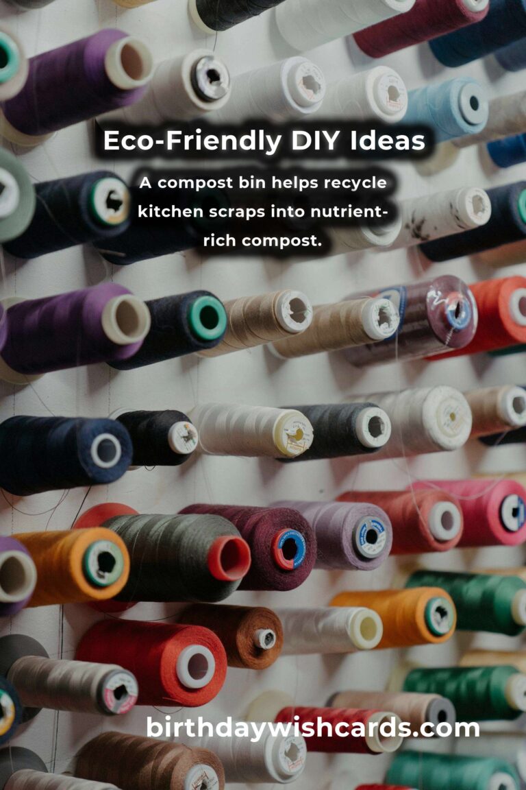 10 Eco-Friendly DIY Projects for Sustainable Living