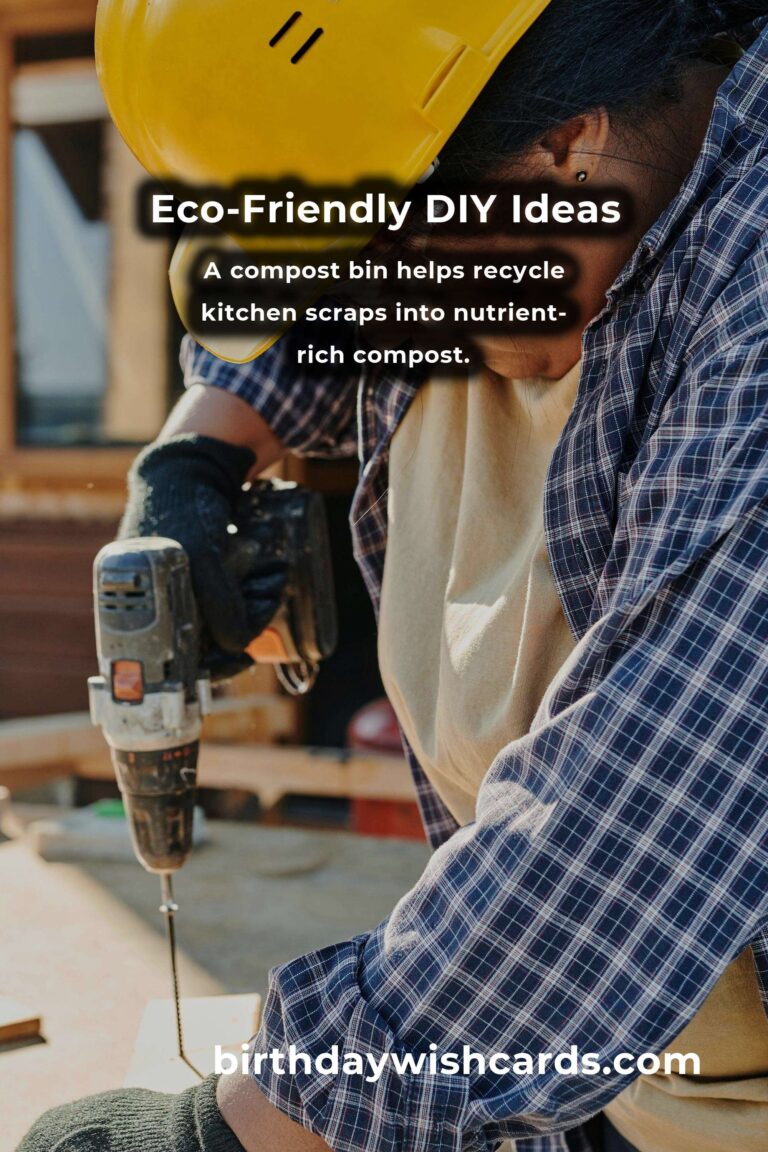 10 Eco-Friendly DIY Projects for Sustainable Living