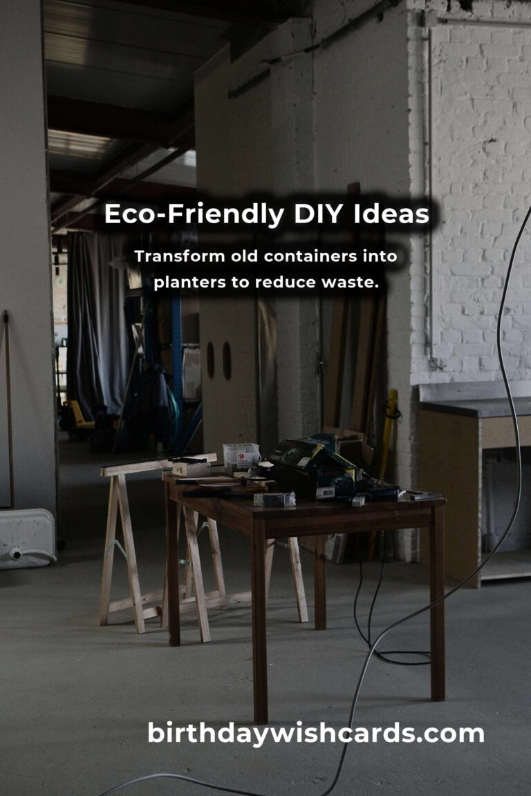 10 Eco-Friendly DIY Projects for Sustainable Living