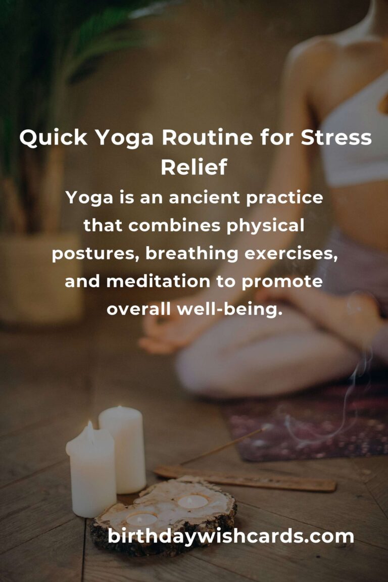 10-Minute Yoga Routines for Stress Relief