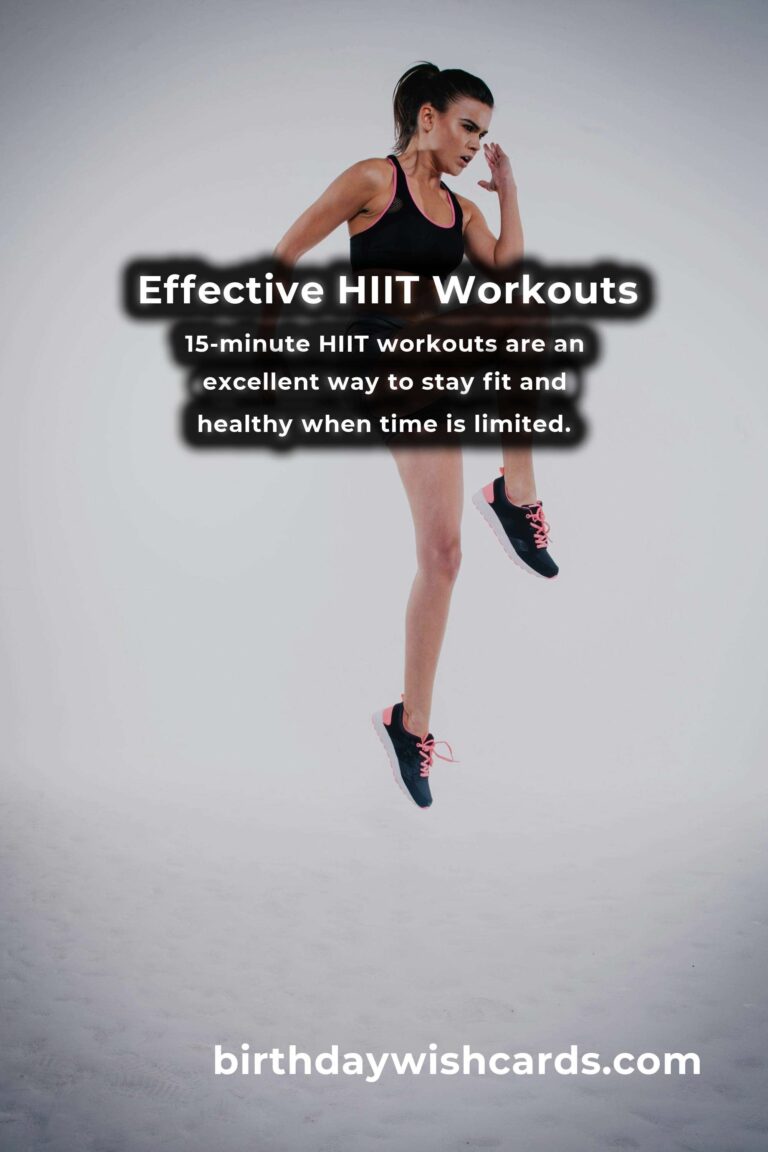 15-Minute HIIT Workouts for Quick Fitness