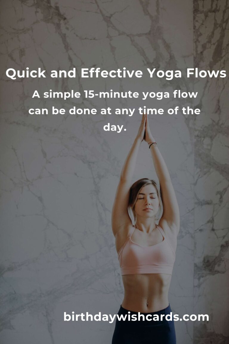 15-Minute Yoga Flows for Fitness and Calm: Quick Routines for Wellness
