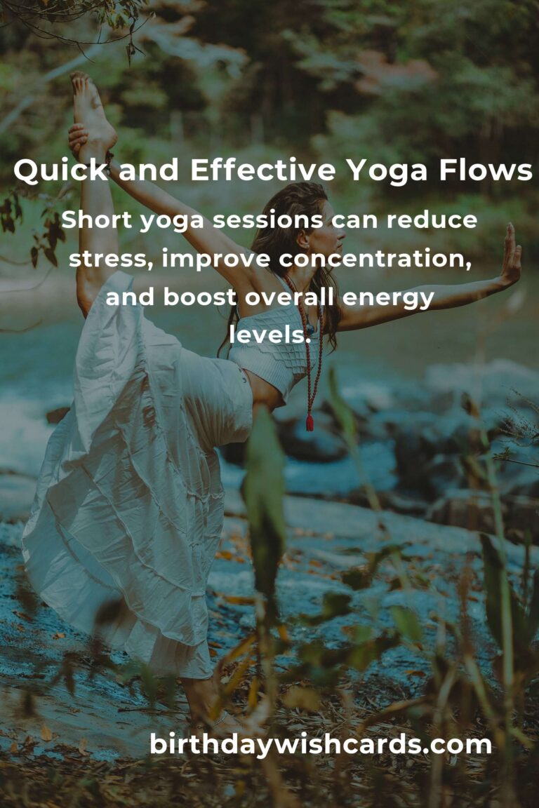 15-Minute Yoga Flows for Fitness and Calm: Quick Routines for Wellness