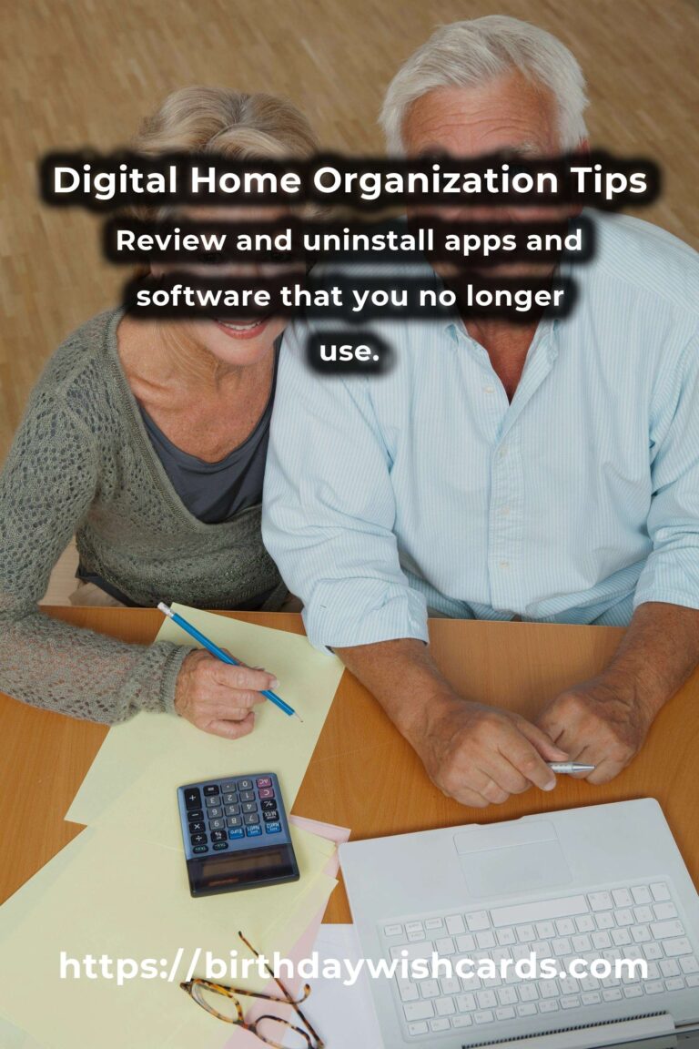27 Effective Tips for Digital Home Organization