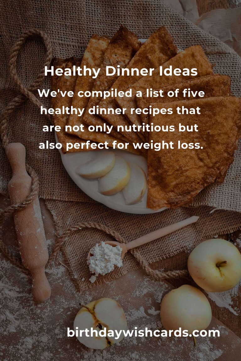 5 Healthy Dinner Recipes for Weight Loss