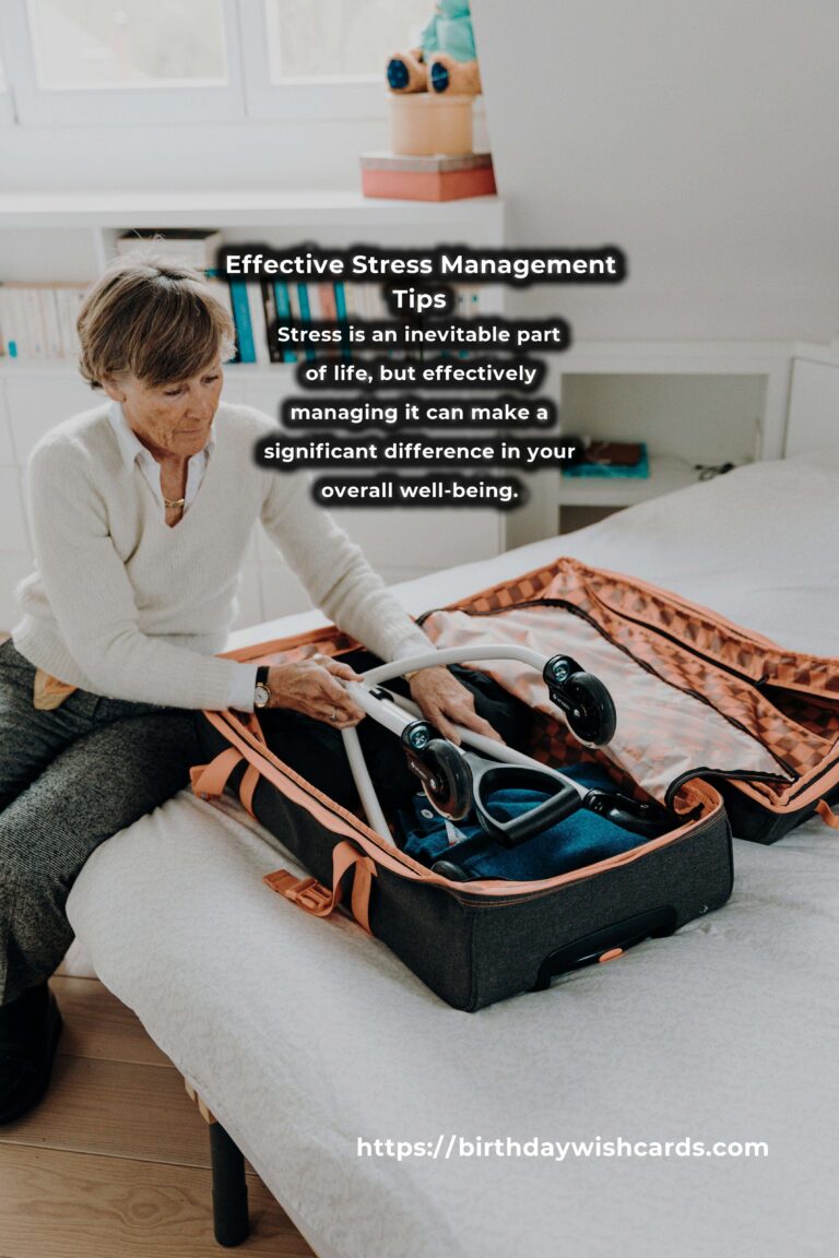 5 Tips for Effective Stress Management