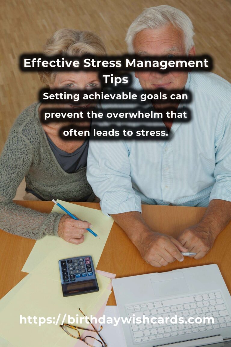 5 Tips for Effective Stress Management