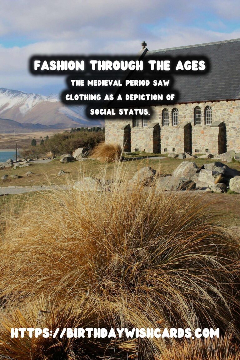 A Journey Through Historical Fashion: From Ancient Times to Modern Day