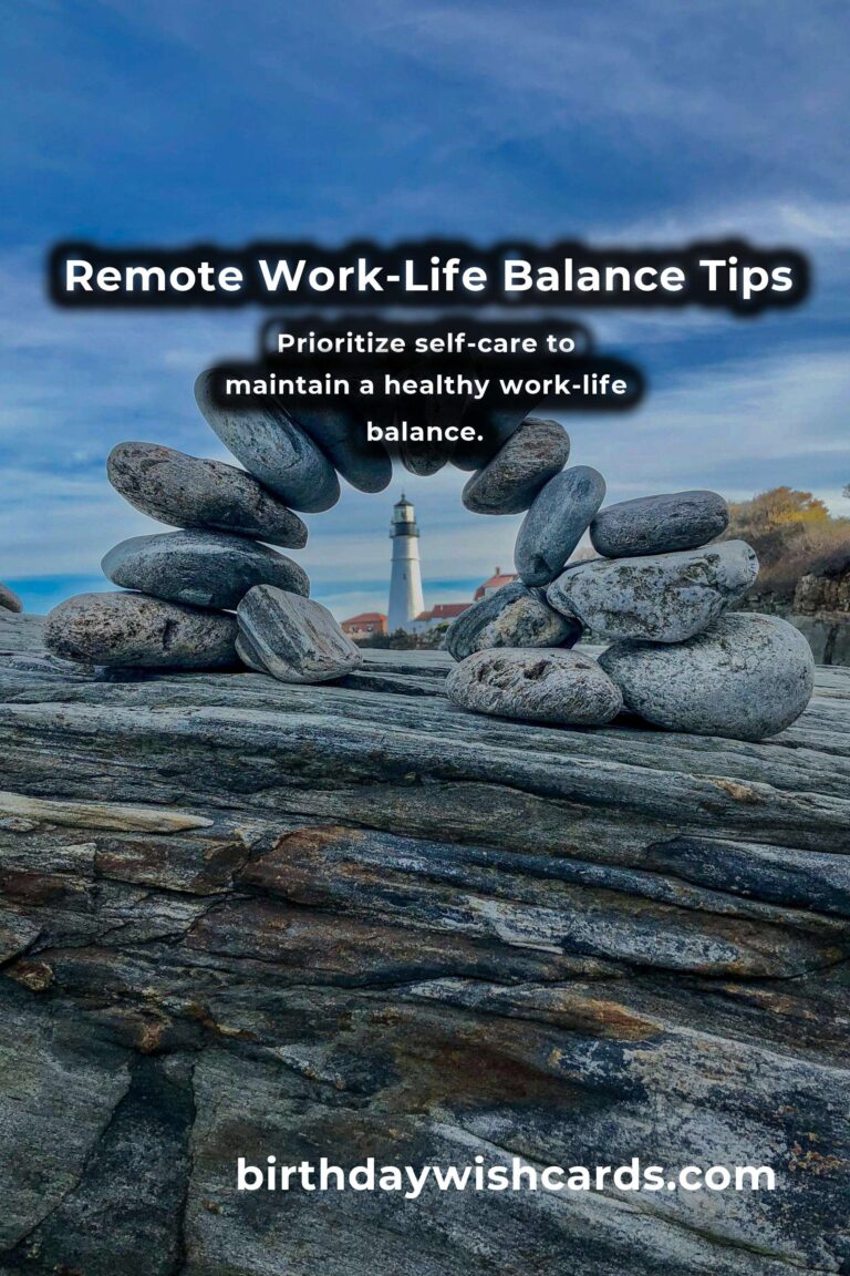 Achieving Optimal Work-Life Balance for Remote Workers: 5 Essential Tips