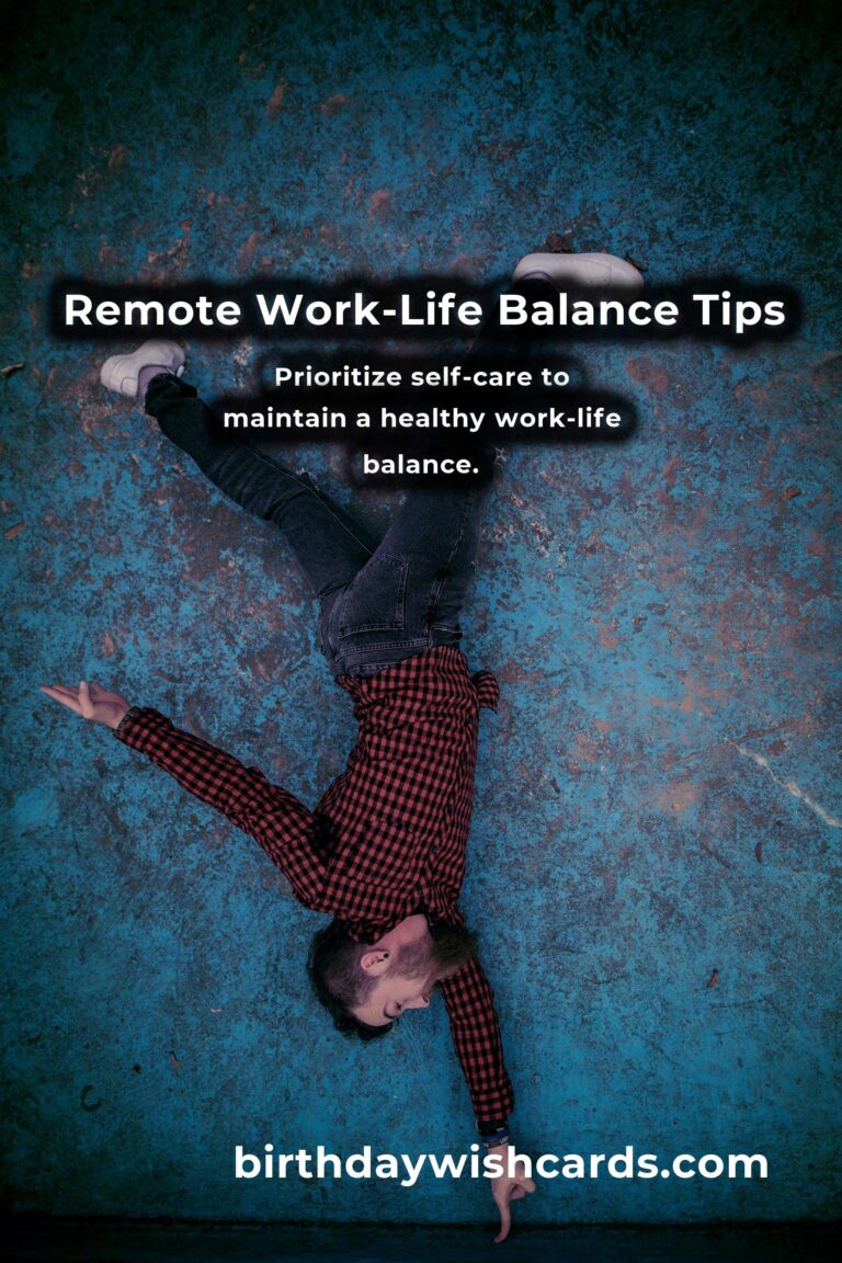 Achieving Optimal Work-Life Balance for Remote Workers: 5 Essential Tips