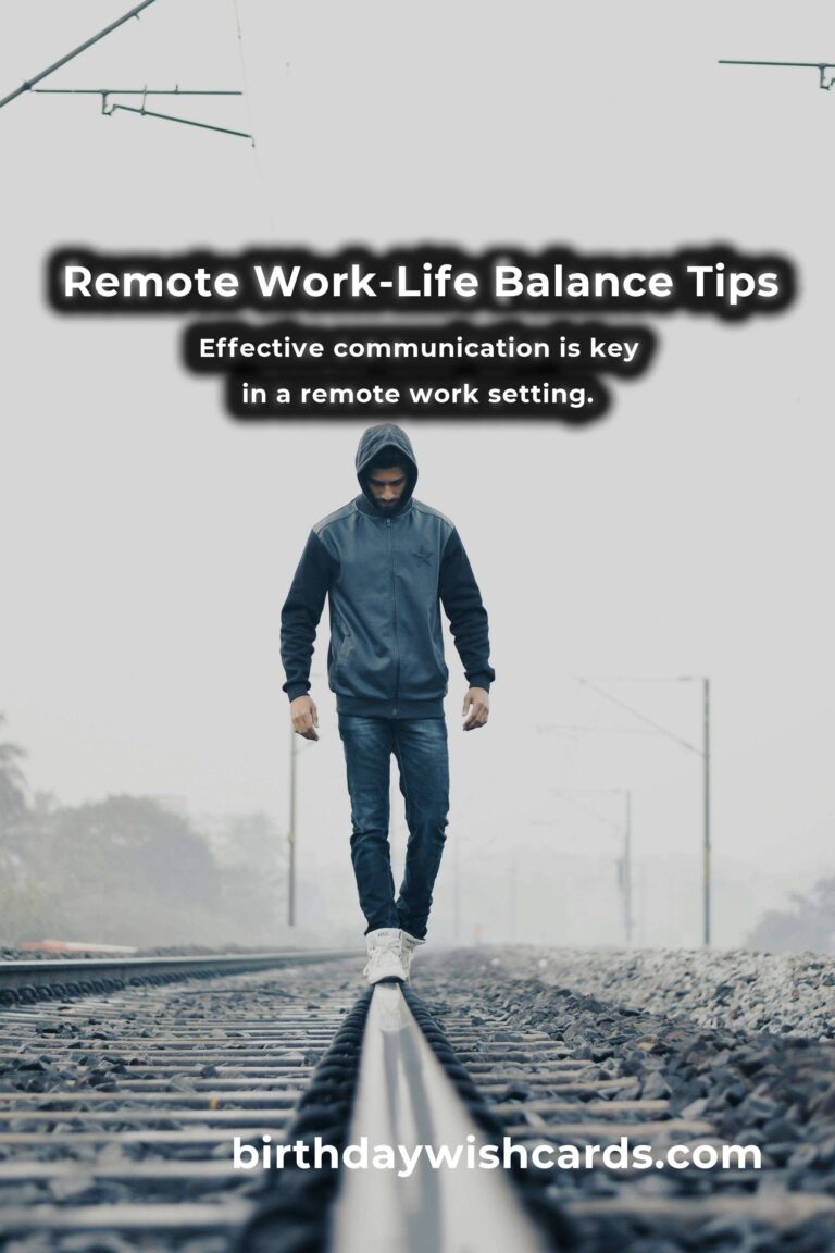 Achieving Optimal Work-Life Balance for Remote Workers: 5 Essential Tips