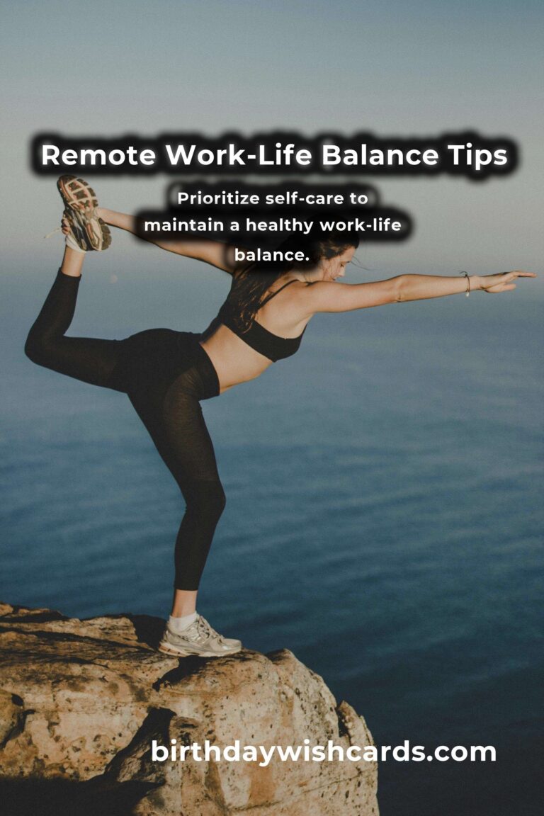 Achieving Optimal Work-Life Balance for Remote Workers: 5 Essential Tips