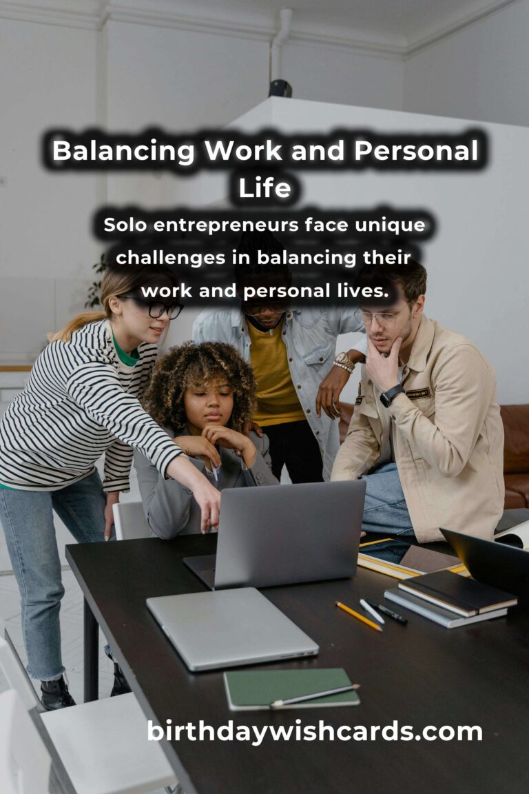 Achieving Work-Life Balance for Solo Entrepreneurs