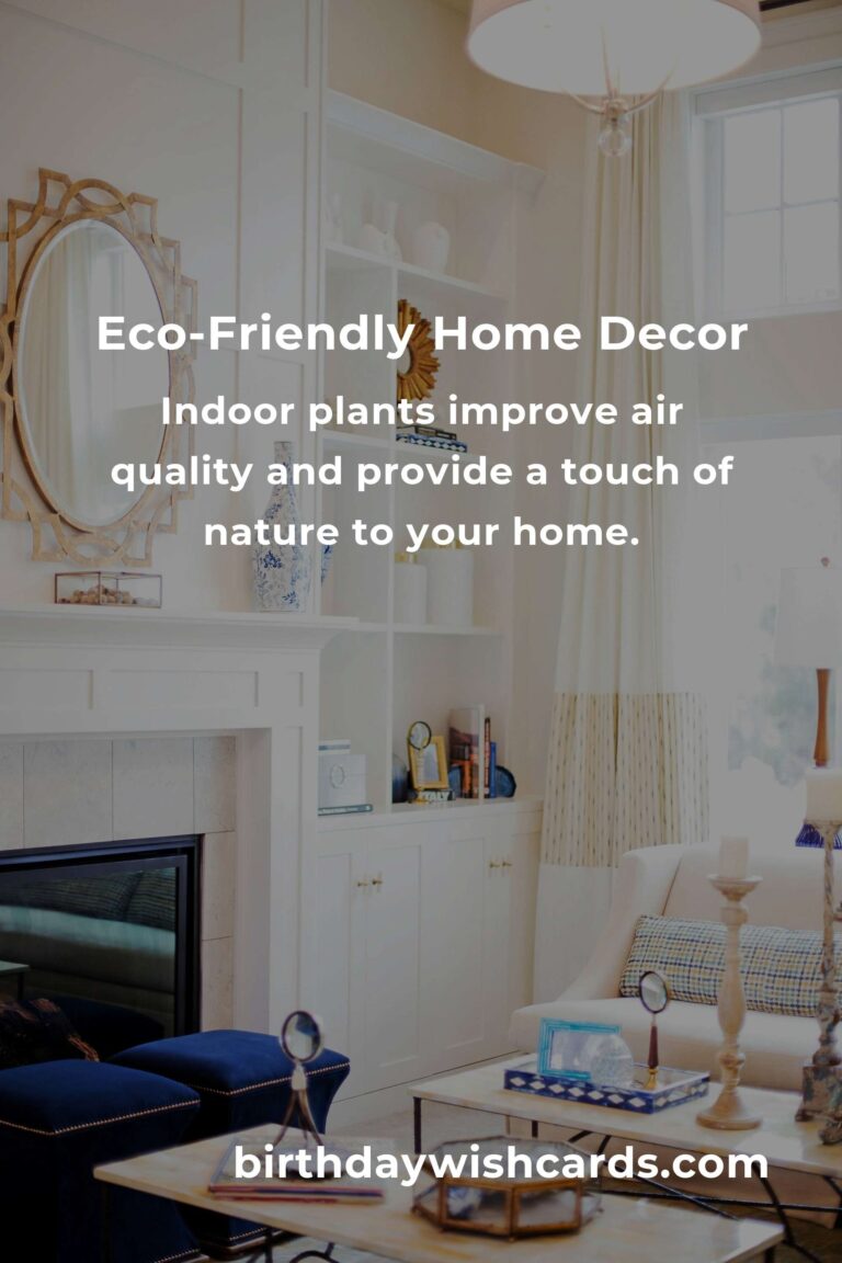 Affordable Eco-Friendly Home Decor Ideas for a Sustainable Living Space