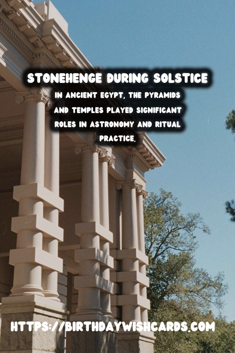 Ancient Astronomy Sites: Their Connection to Rituals